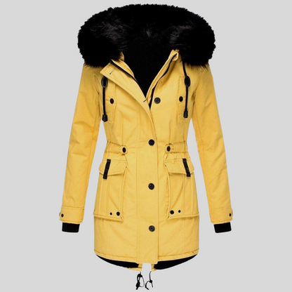 Women's Hooded Winter Coat Waterproof With Pockets
