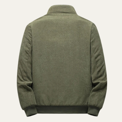 Mens Modern Corduroy Jacket Fleece Lined