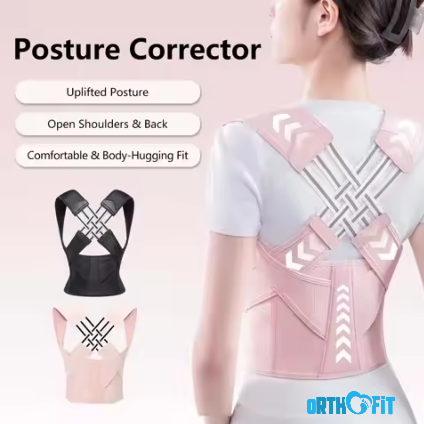 Posture Corrector Back Support Adjustable Strap