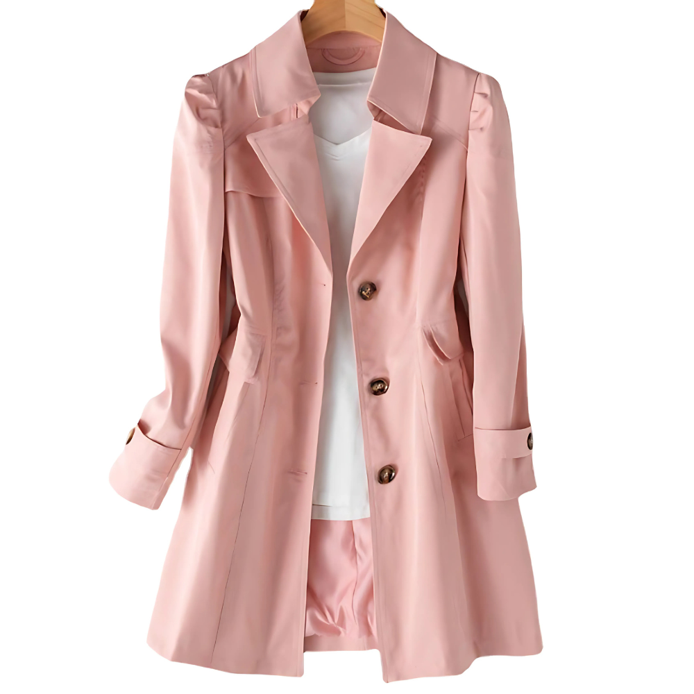 Women's Mid-Season Trench Coat - Fashinoza