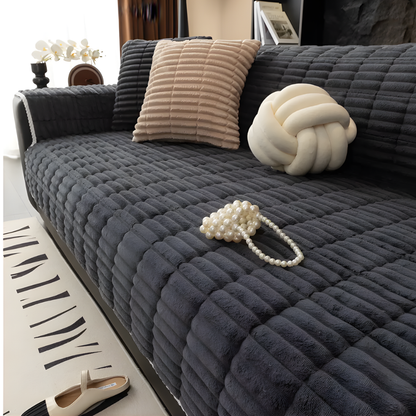 Flannel Sofa Slipcover One Piece