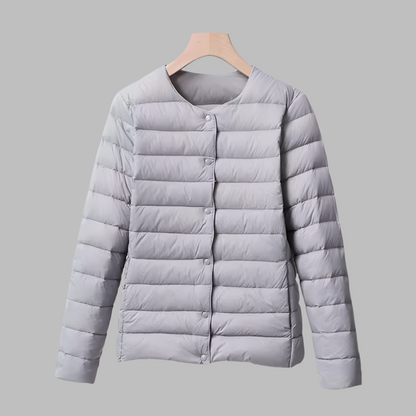 Portable Puffer Jacket Water Resistant Black