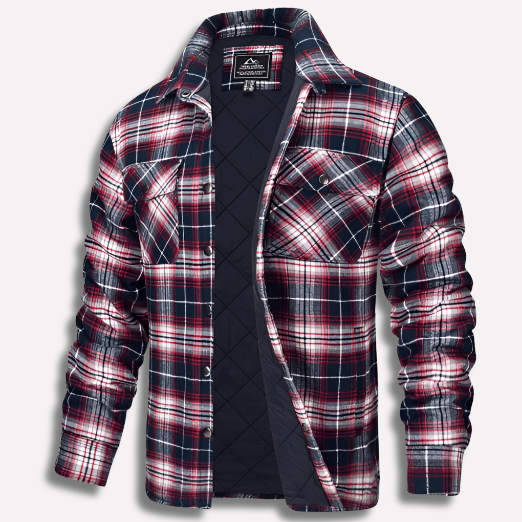 Men's Cotton Plaid Flannel Shirt