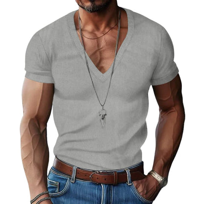 Women V Neck Short Sleeve T Shirt