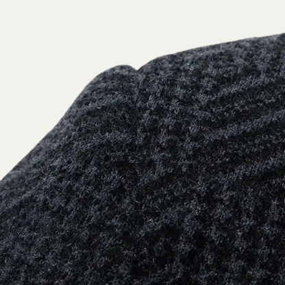 Men's Textured Fleece Lined Winter Blazer