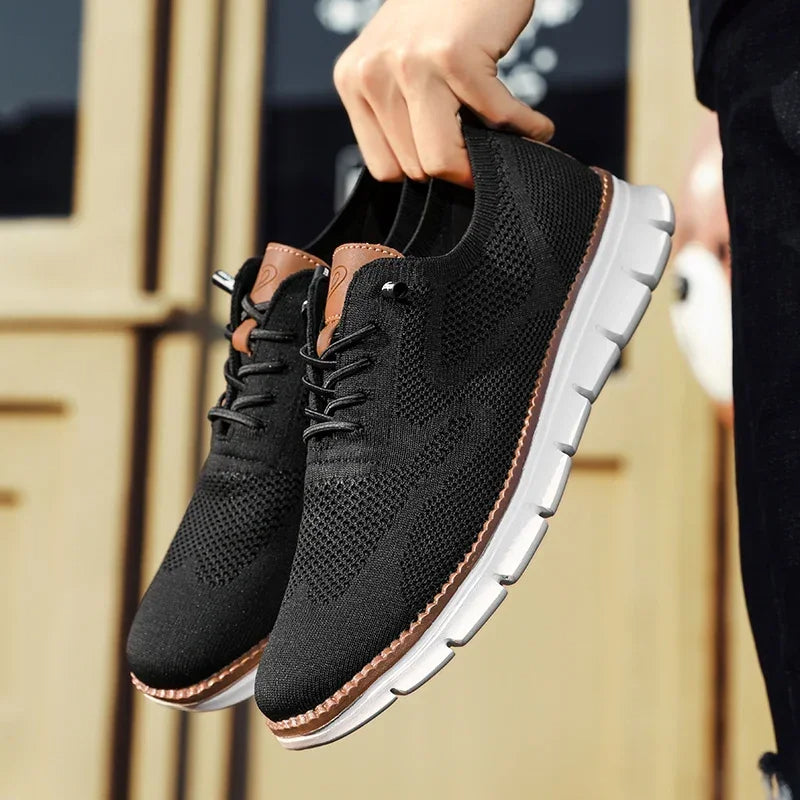 Orthopedic Walking Shoes for Women with Wide Toe Box and Breathable Knit Upper