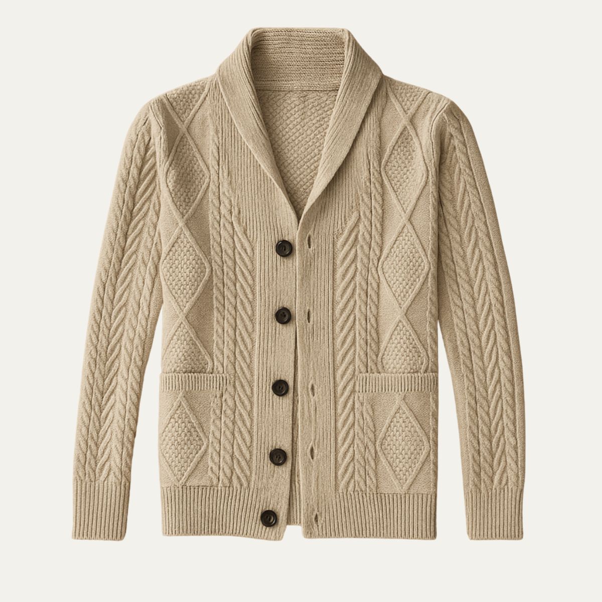 Lanchester Men's Cardigan Sweater