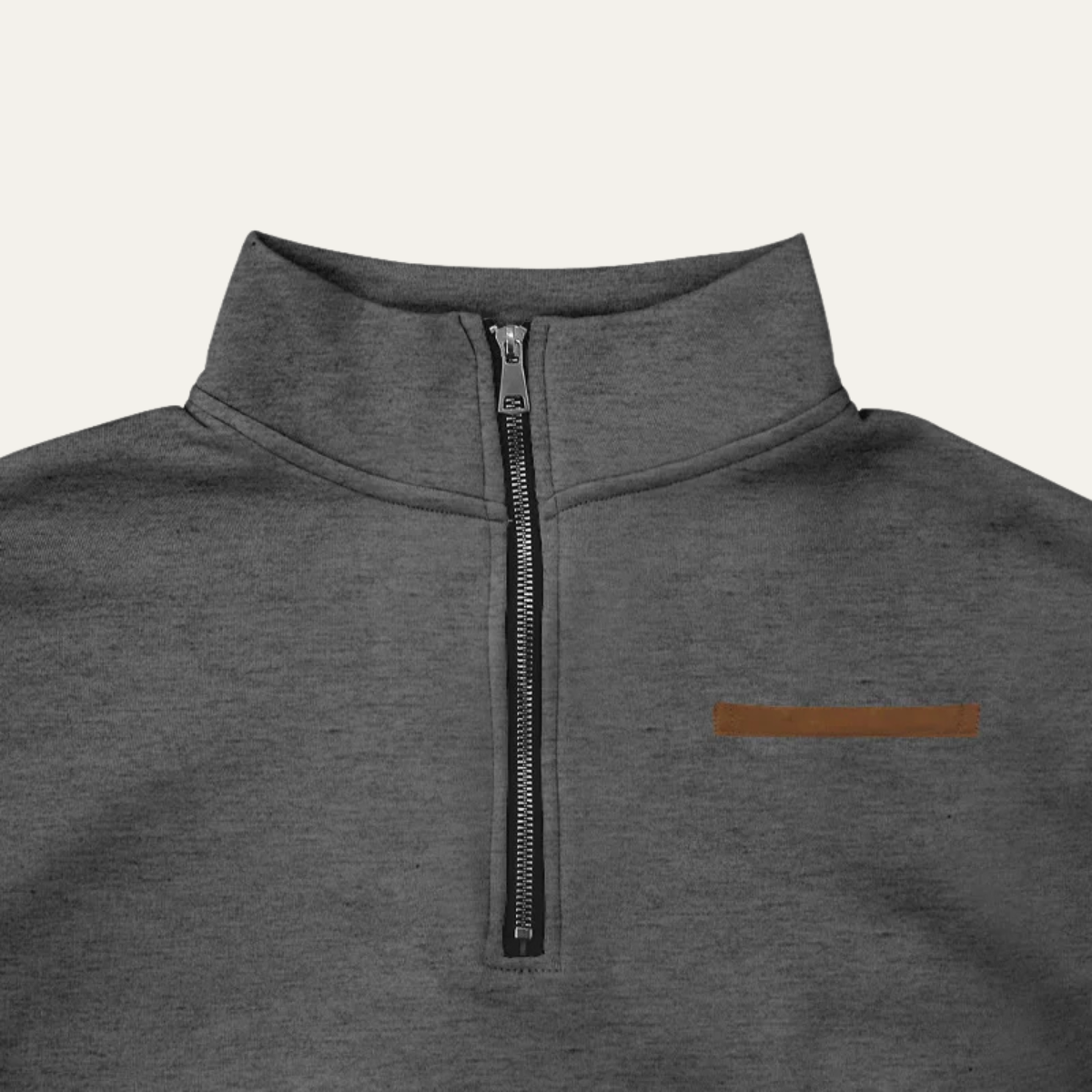 Men's Half Zip Sweater Warm Stand Collar Silverbrook