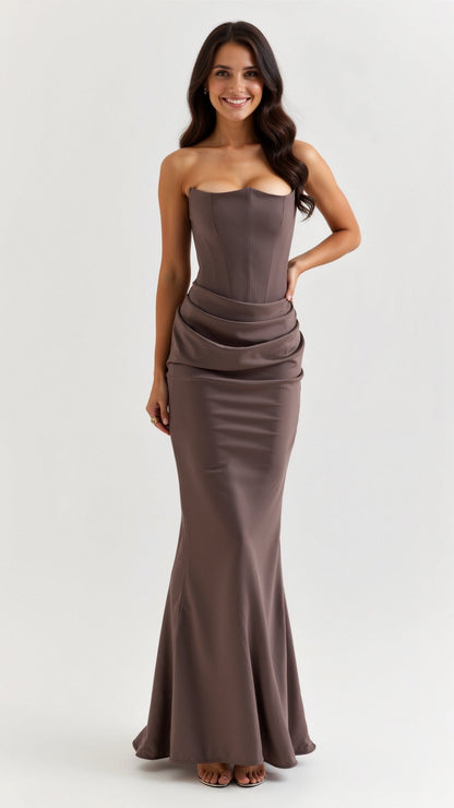 Alice | Women Wedding Guest Column Maxi Dress