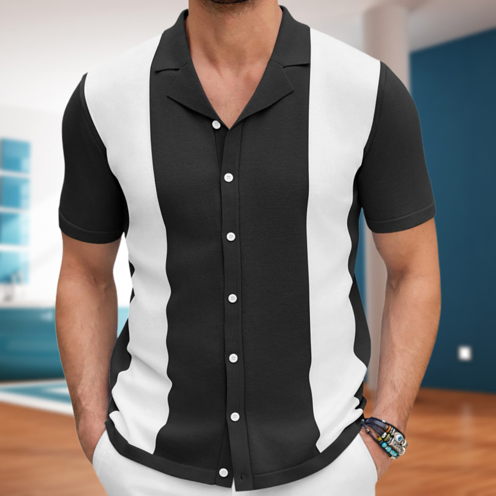 Men's Cotton Casual Button Down Shirt - Fashinoza