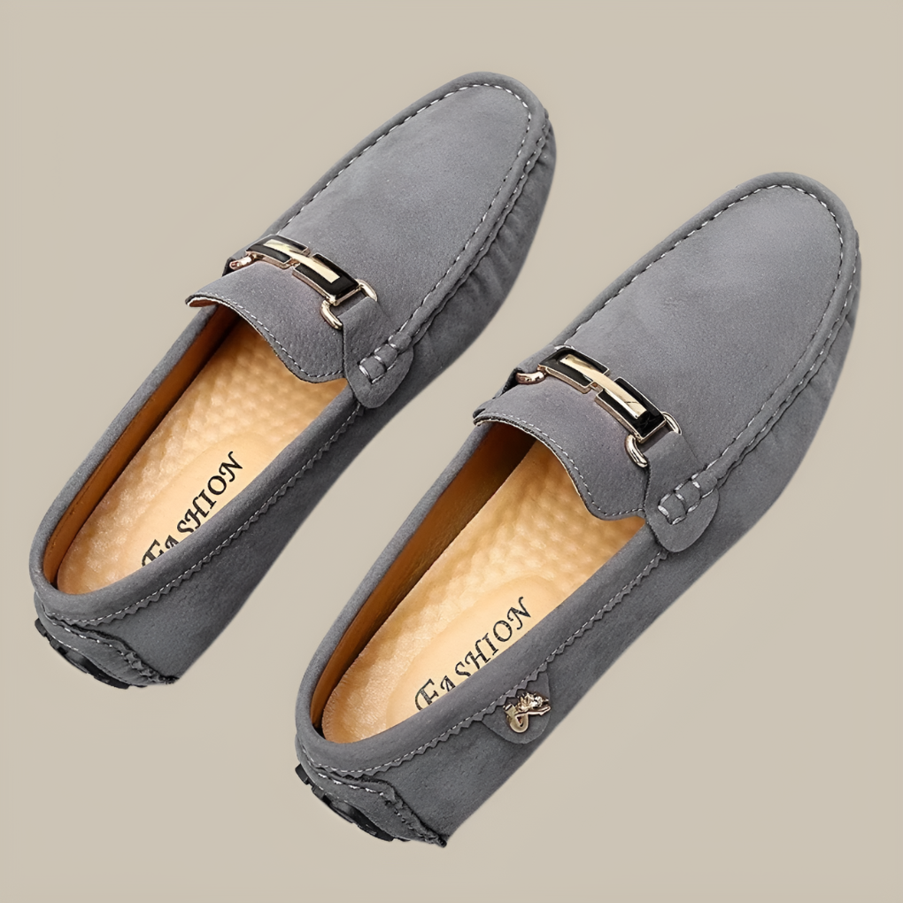 Men's Suede Slip On Loafers