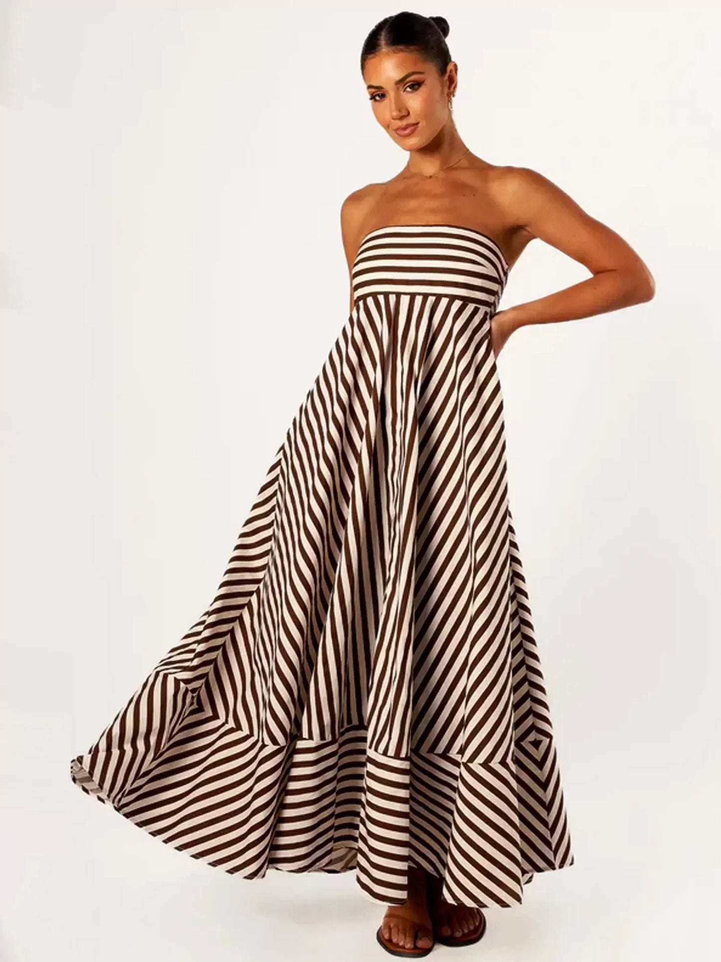 Lina Strapless Maxi Dress