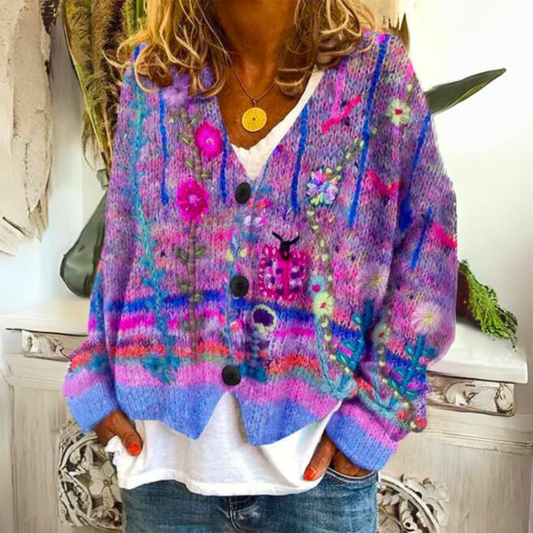 Makayla | Women Winter Patterned Cardigan