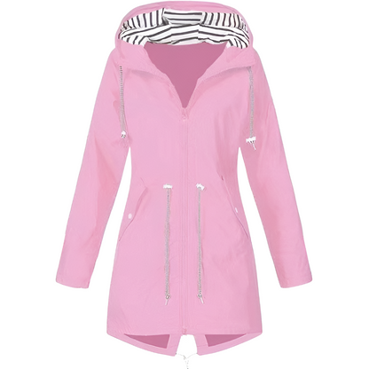 Women's Waterproof Hooded Parka Jacket