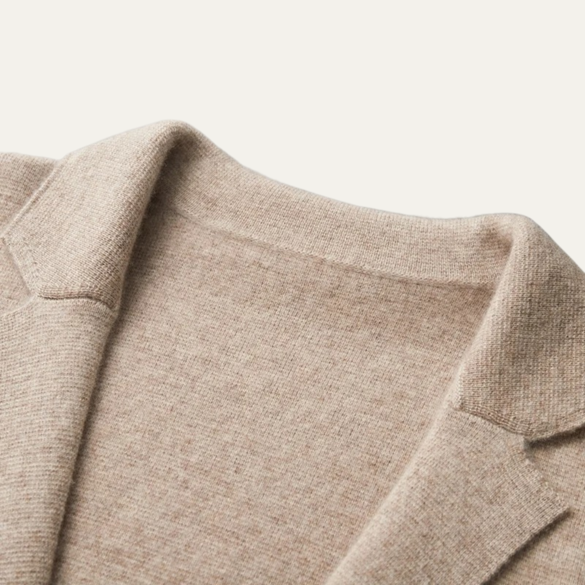 Men's Wool Cardigan Blazer Open Front Charcoal Grey