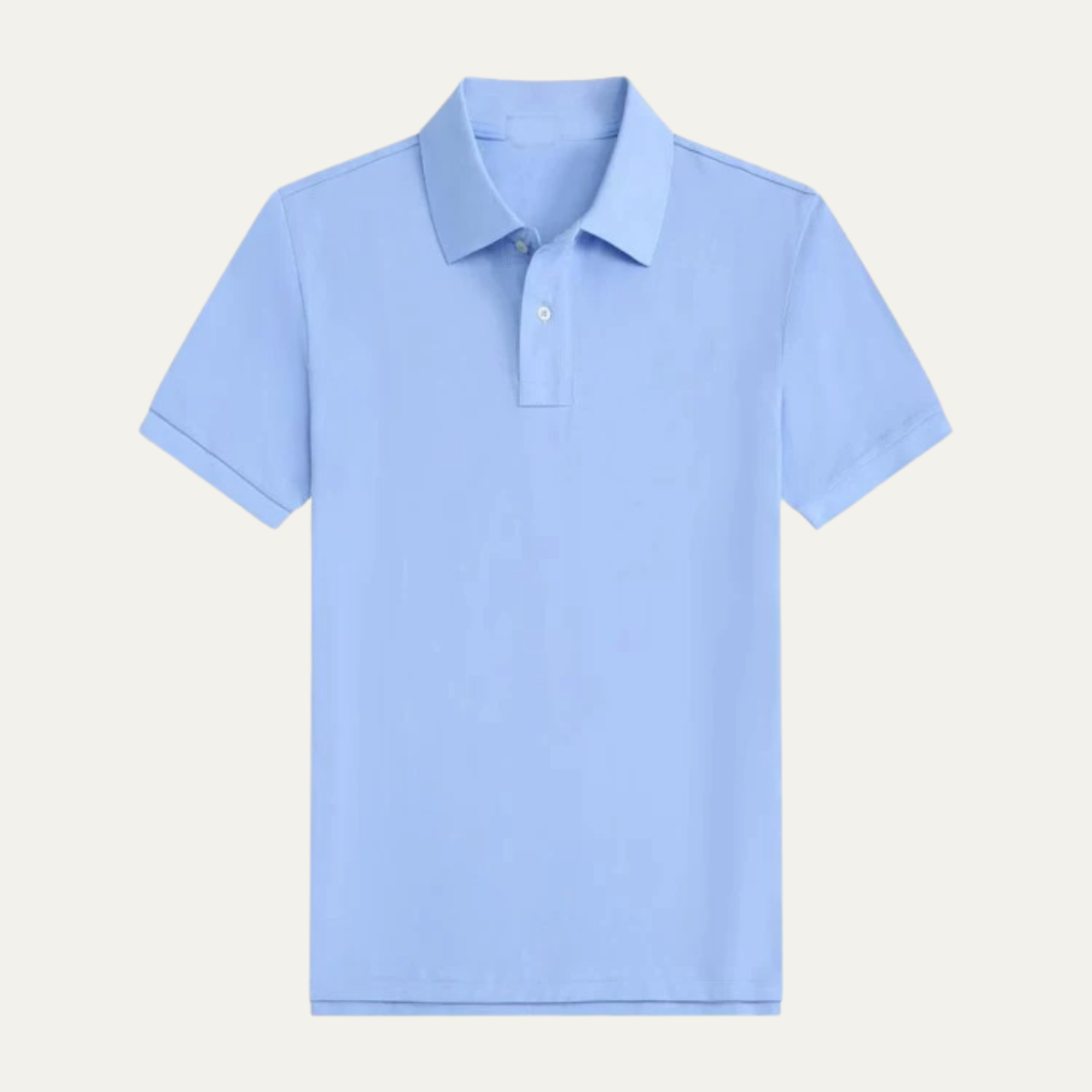Men's Classic Polo Shirt Solid Relaxed Fit Cotton