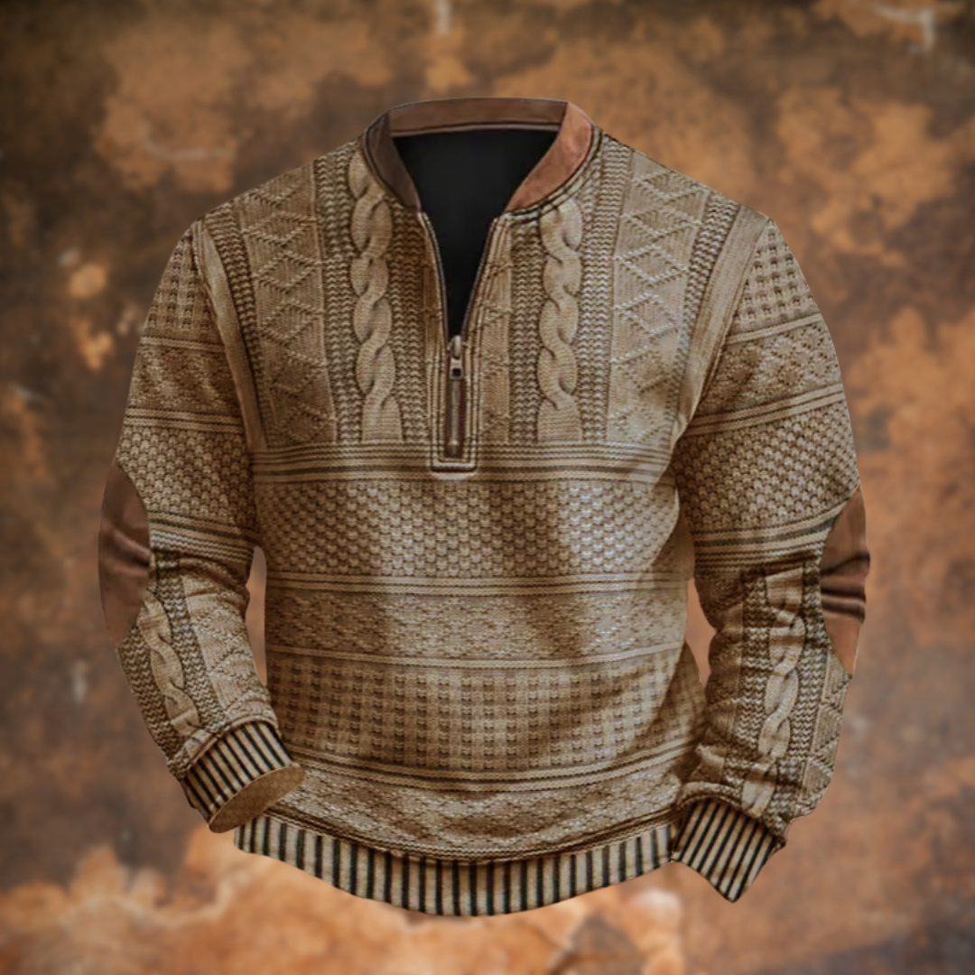 Patrick | Men’s Spring Textured Half Zip Pullover