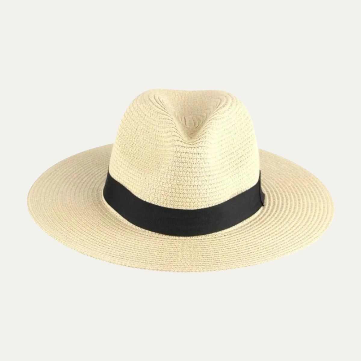 Riviera Classic Panama Straw Hat - Fashinoza