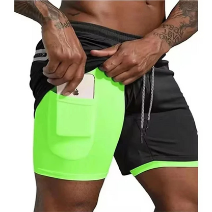 Men's Sport Shorts 2-In-1 Athletic Comfortable