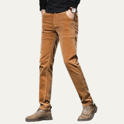 Men's Slim Fit Corduroy Pants