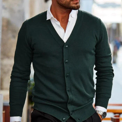 Men's Knitted Cardigan Sweater