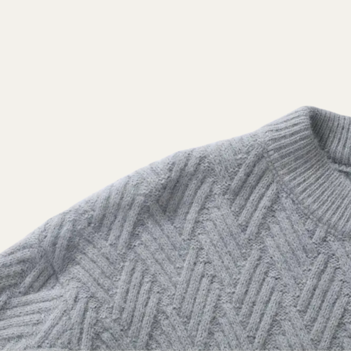 Men's Soft O Neck Warm Knitted Sweater