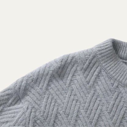 Men's Soft O Neck Warm Knitted Sweater