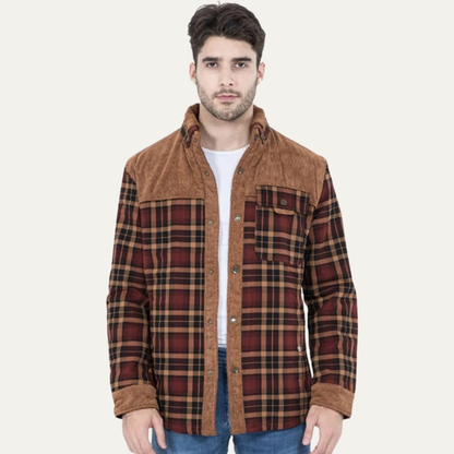 Men's Flannel Jacket Fleece Lined Plaid