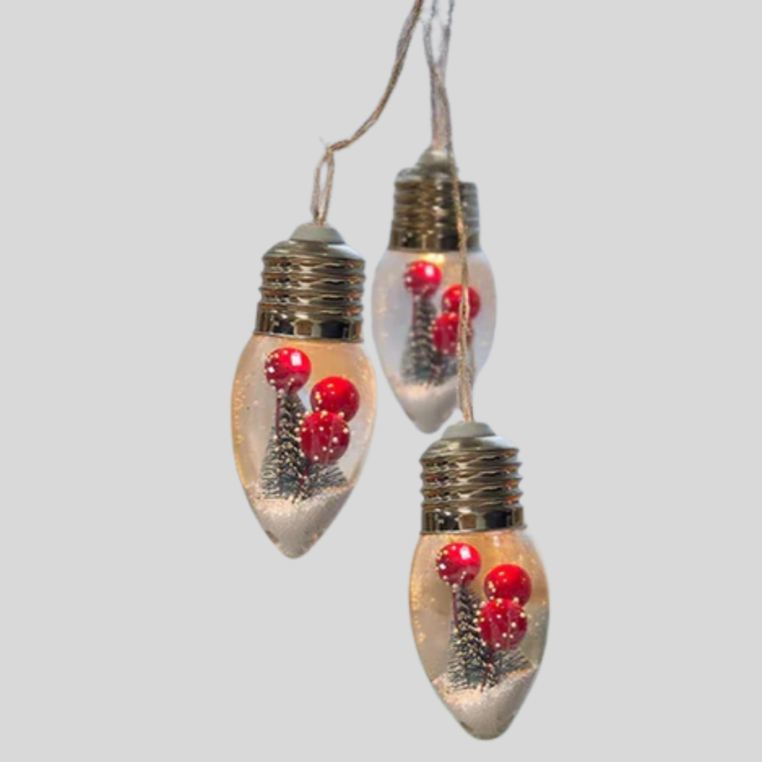 String Lights Snow Globe Bulb - Fashinoza