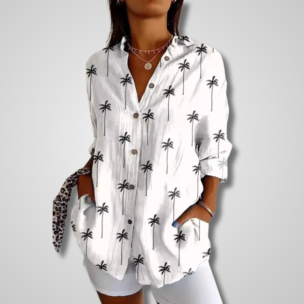Women's Button Down Vintage Blouse