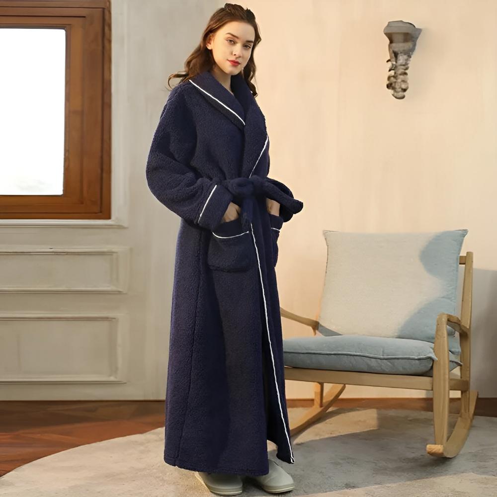 Luxe Fleece Bathrobe Soft Warm Comfortable