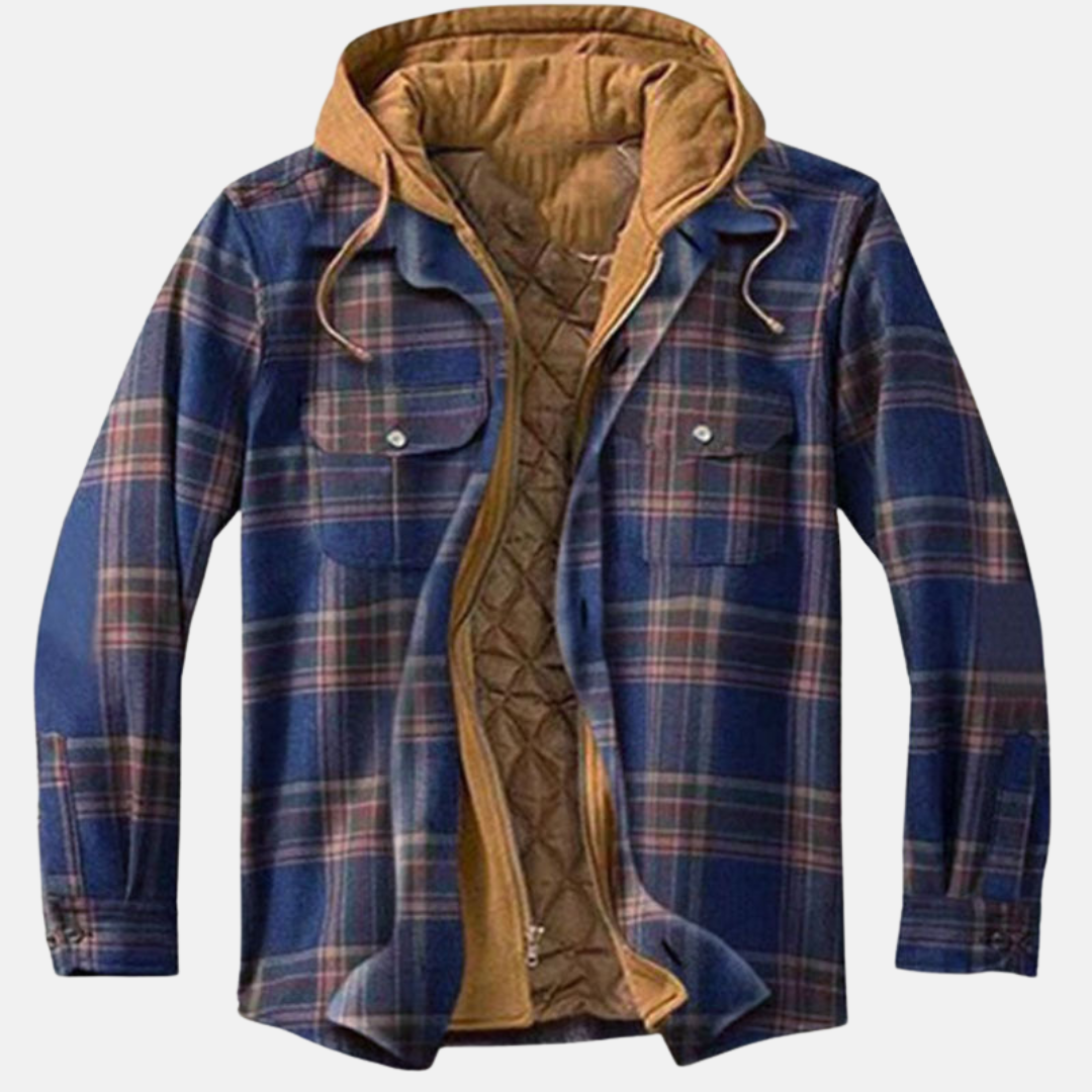 Christian | Men’s Quilted Flannel Shirt Jacket