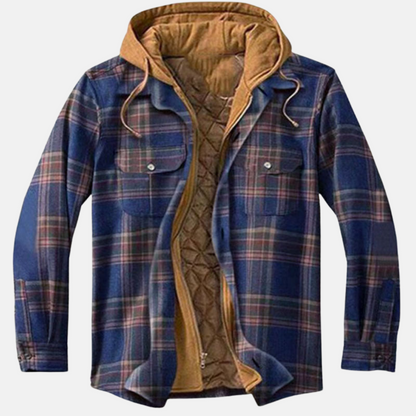 Christian | Men’s Quilted Flannel Shirt Jacket