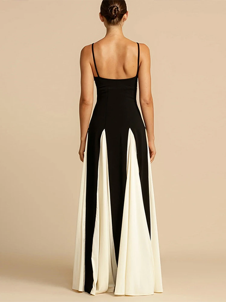 Elegant Two-Tone Evening Gown