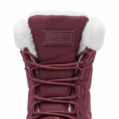 Women's Waterproof Mid-Calf Winter Snow Boots Insulated Outdoor Hiking Footwear