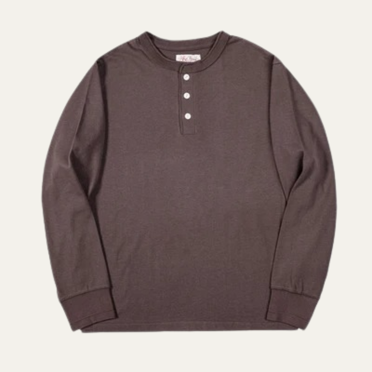 Men's Cotton Casual Henley Shirt