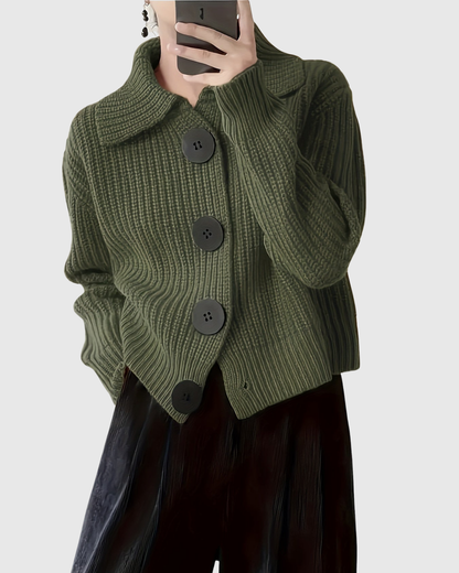 Solynrae | Cozy Button Front Cardigan