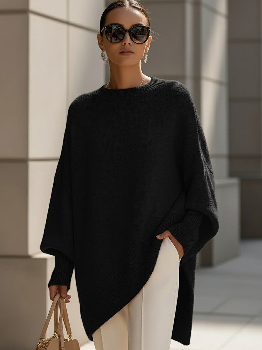 Women's Oversized Poncho Sweater