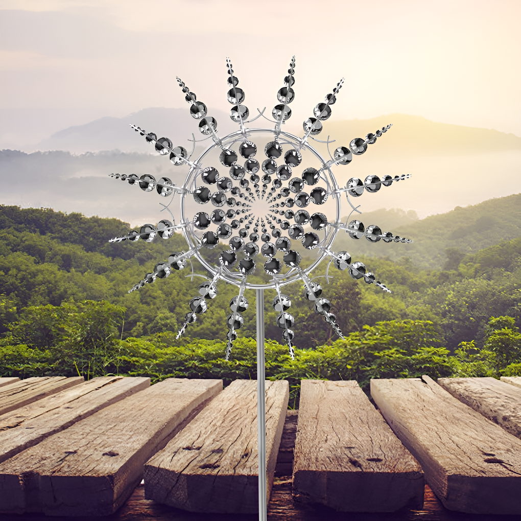 Metal Garden Windmill Anti Rust