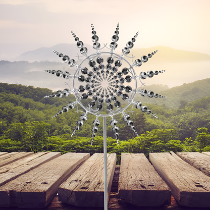 Metal Garden Windmill Anti Rust