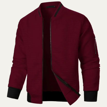 Livingston Men's Quilted Bomber Jacket Lightweight