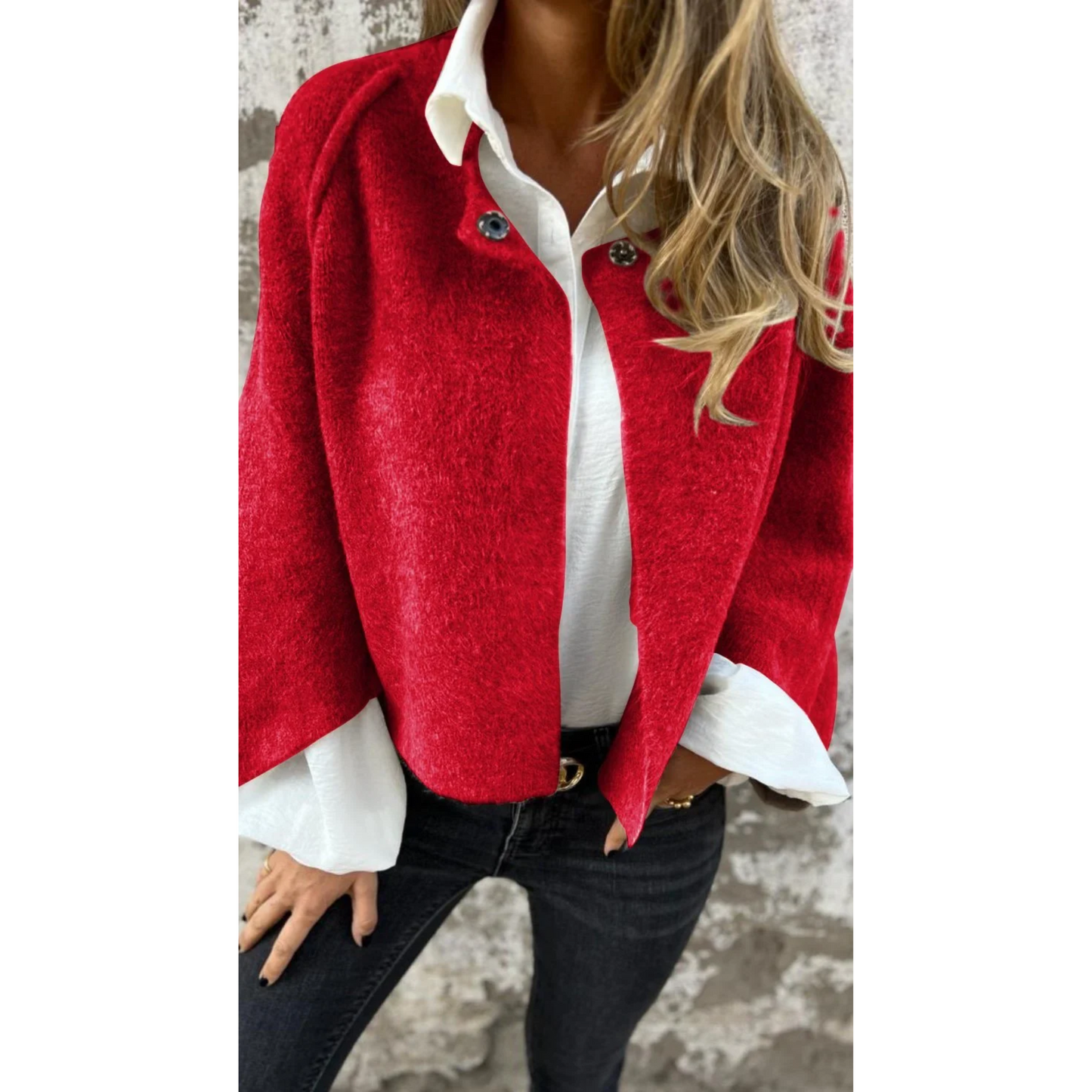 Women's Open Front Knitted Cardigan