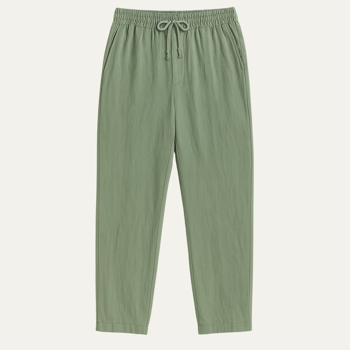 Men's Linen Pants Beige - Fashinoza