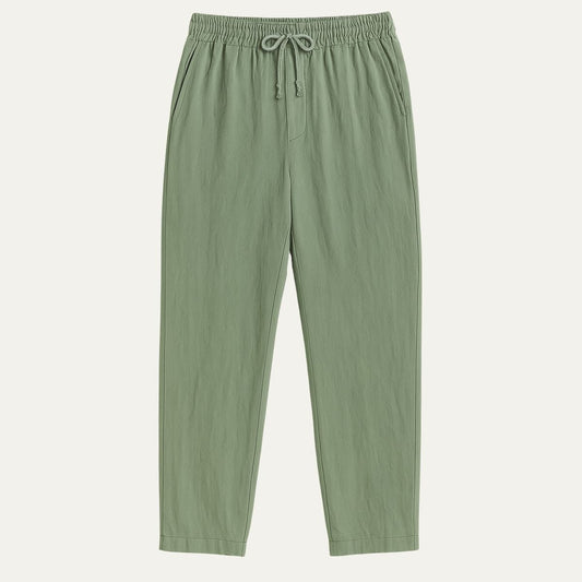 Men's Linen Pants Beige - Fashinoza