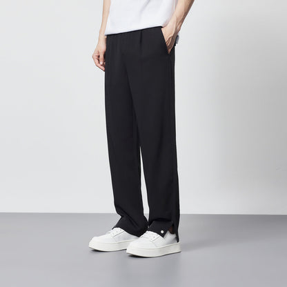 Men's Wide Leg Pleated Pants
