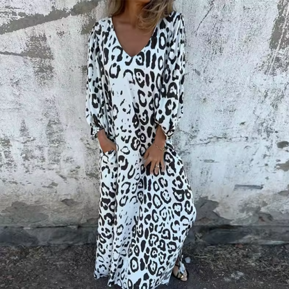 Women's Spring Dress Loose Fit With Pockets