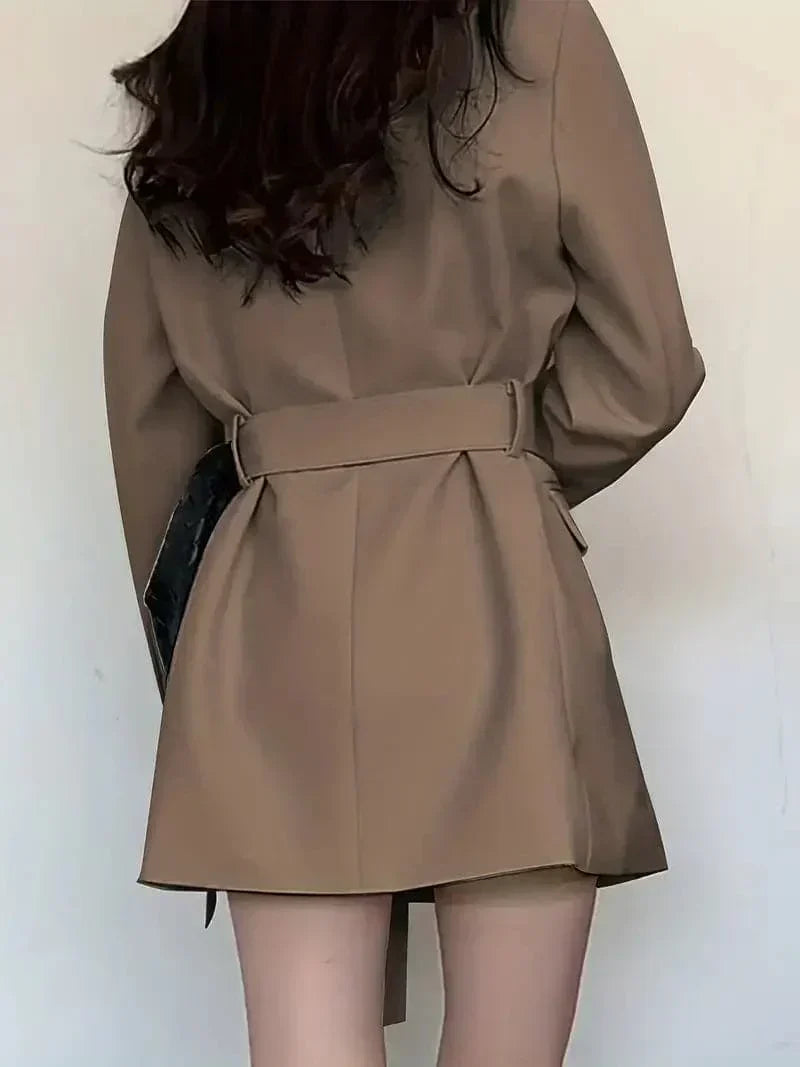 Women's Blazer Coat Wool Blend Versatile