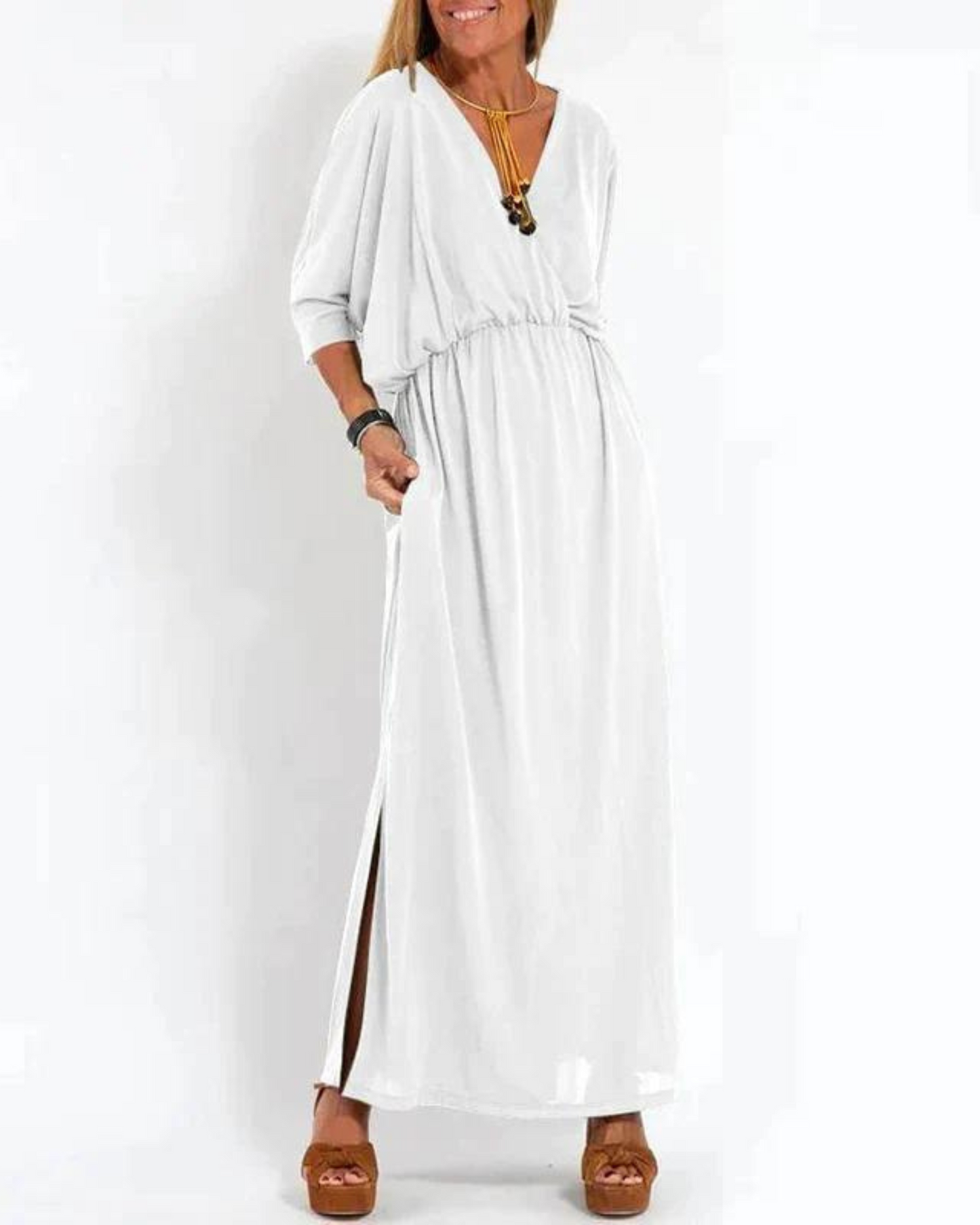 Women's Maxi Dress With Side Pockets