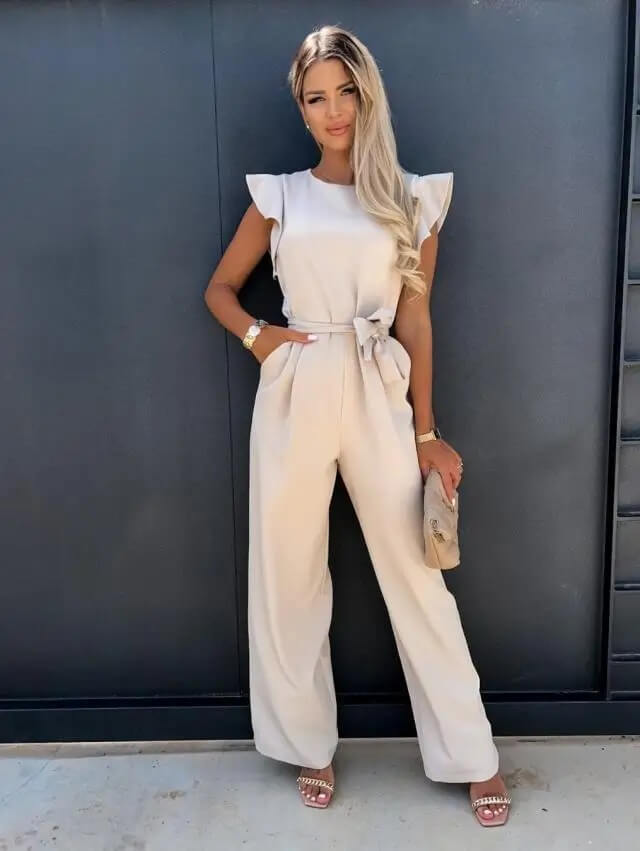 Women's Elegant Jumpsuit Comfortable Design - 
Fashinoza