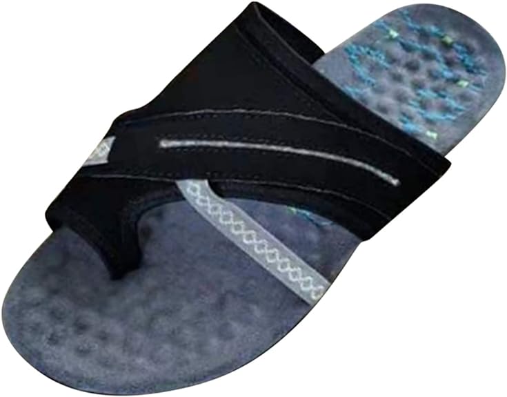 Women's Orthopedic Walking Slides with Ergonomic Footbed and Arch Support